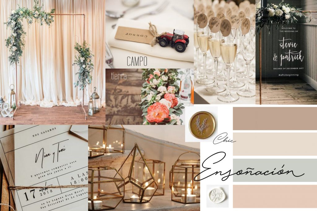 Moodboard original. Fuente imágenes Pinterest
