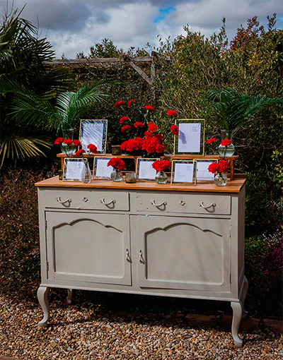 Wedding planner en Valladolid - Decoración de la boda